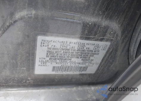 2014 Nissan Sentra Sv from USA, damaged, VIN 3N1AB7AP9EL691349